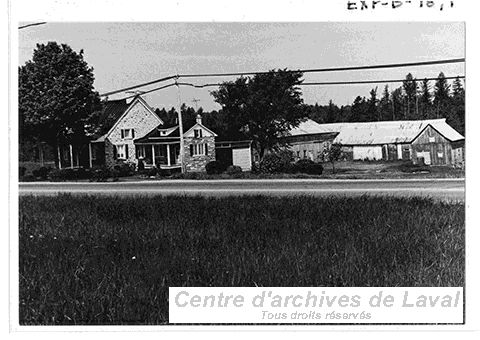 Maison autrefois situe au 3849, chemin du Souvenir, Chomedey.