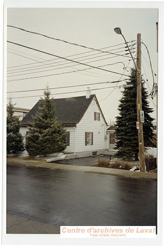 Maison autrefois situe au 1529, rue Robinson,  Saint-Martin.