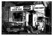 Clark's Snack Bar, restaurant Chez Gaby.
