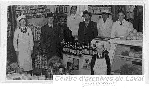 Le magasin de Ludger Blanger,  Sainte-Rose.