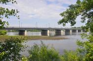Photo du pont Arthur Sauv. Photo prise lors d'une visite guide, offerte aux employs et bnvoles du CAL et de la SHGIJ. Le tour tait anim par Franois Pilon le 6 juin 2024.