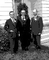 Jean Routhier, Donald Shaver, Adrien Paquin, à Galt (Ontario).