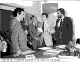 Visite du ministre Camille Laurin à la Cité-de-la-Santé - Octobre 1984