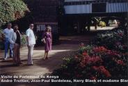 Visite du parlement du Kenya