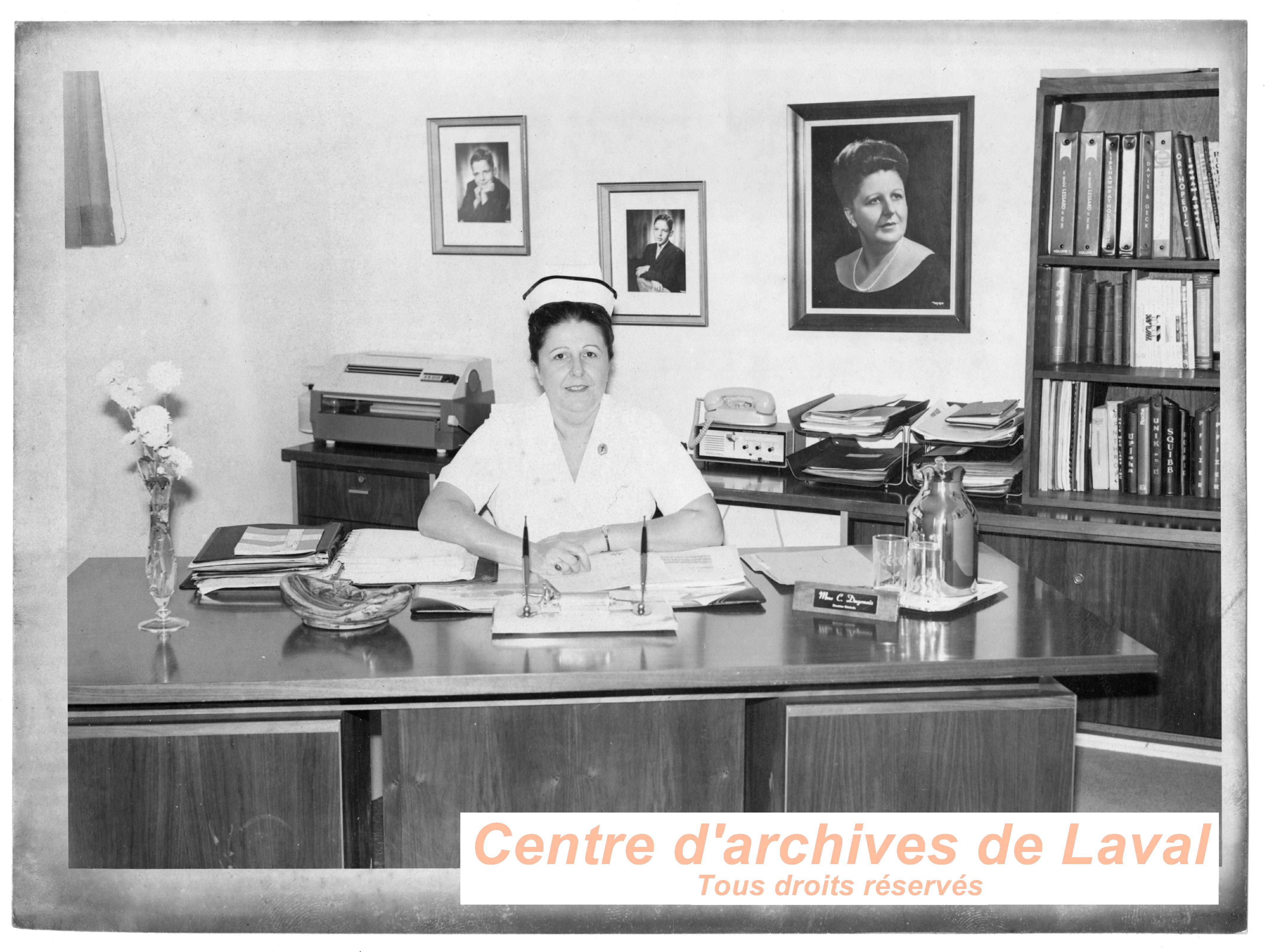 Ccile L. Dagenais, directrice et fondatrice de l'hpital Sainte-Rose