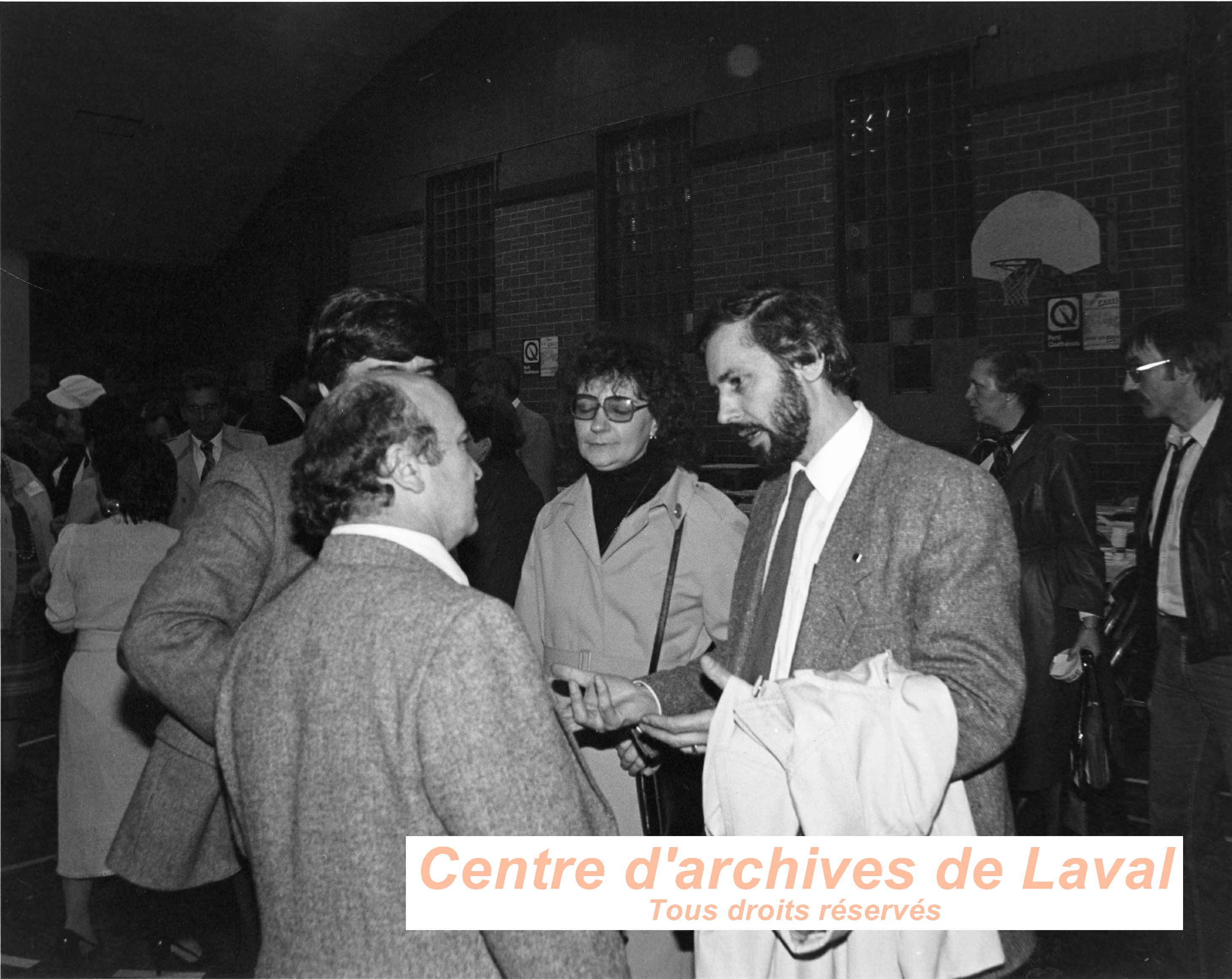 Michel Leduc et J. Amanatidis en 1983