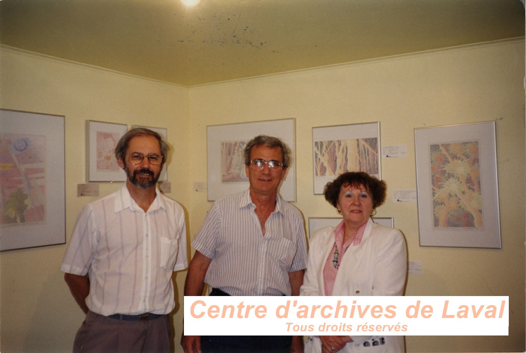 Michel Leduc, Michel Goralsky et Maud Debien en 1993