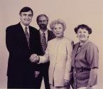 Les candidats de Laval pour le Bloc qubcois aux lections de 1993 accompagn de Lucien Bouchard