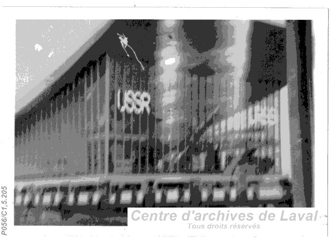 Le pavillon de l'URSS  Expo 67.