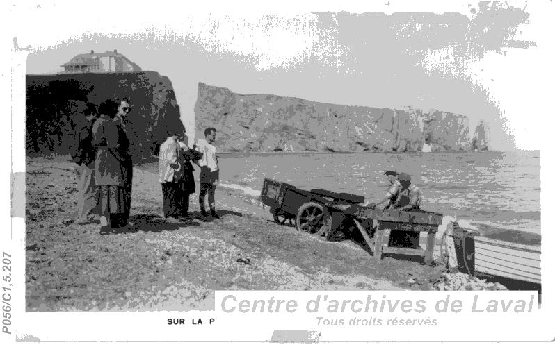 Sur la plage sud,  Perc.