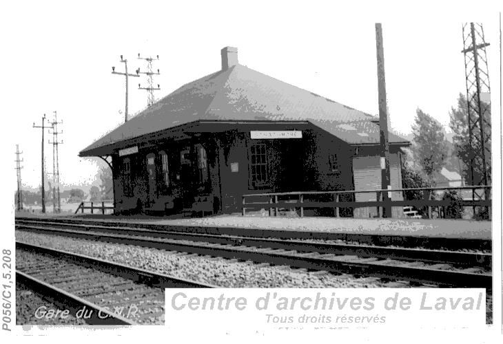 Gare du Canadien National  Strathmore, Dorval.