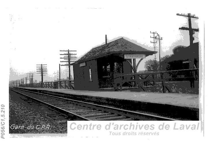 Gare du Canadien Pacifique,  Strathmore, Dorval.