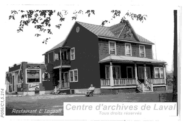 Restaurant E. Legault,  Strathmore, Dorval.