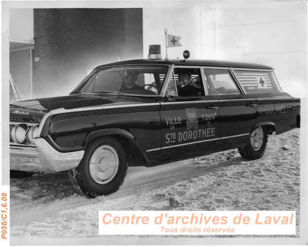 Ambulance de la ville de Sainte-Dorothe.