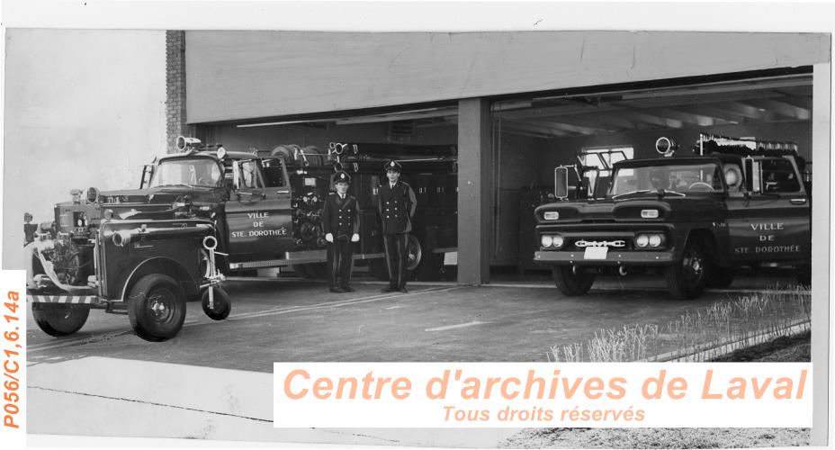 Caserne de pompiers de Sainte-Dorothe.