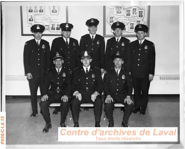 Policiers, pompiers et ambulanciers de Sainte-Dorothe.