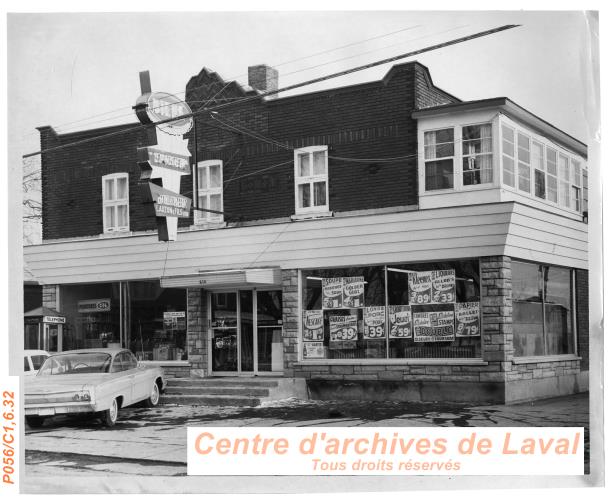 Le magasin gnral Lauzon et fils,  Sainte-Dorothe.