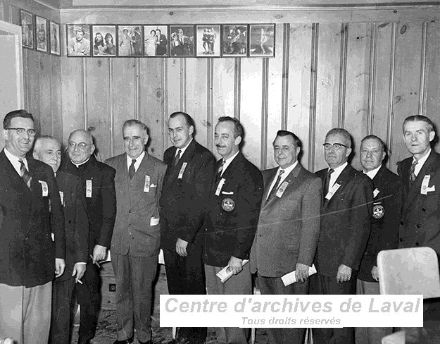 Treizime banquet officiel du Club nautique des Mille-les, 1957