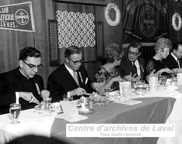 Vingt-troisime banquet officiel du Club nautique des Mille-les, 1968