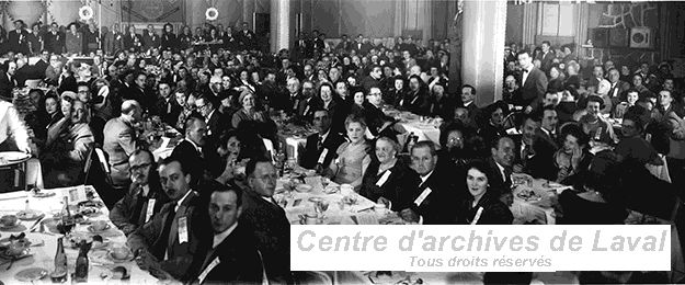 Cinquime banquet officiel du Club nautique des Mille-les, 1949