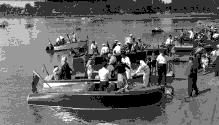 Quatrième parade nautique du Club nautique des Mille-Îles, 1948