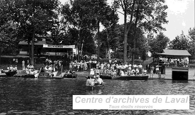 Septime parade nautique du Club nautique des Mille-les, 1951