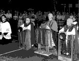 Quatrième procession de la Vierge organisée par le Club nautique des Mille-Îles, 1957