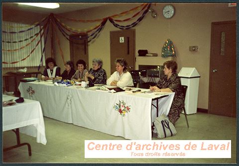 Soire organise par le Cercle de fermires de Sainte-Rose/Auteuil pour ses membres