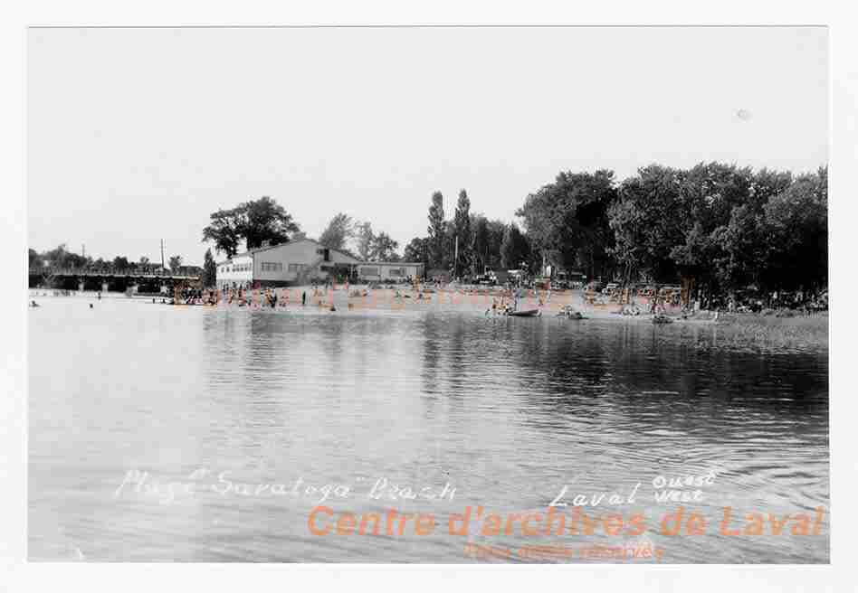 La plage Saratoga  Laval-Ouest