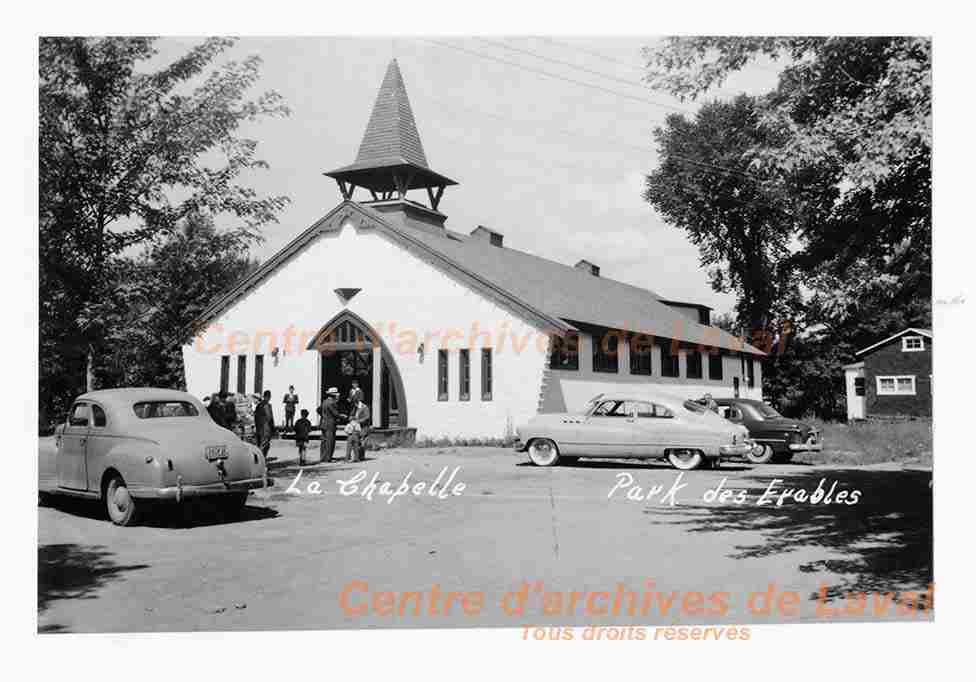 La chapelle au Parc des rables  Fabreville