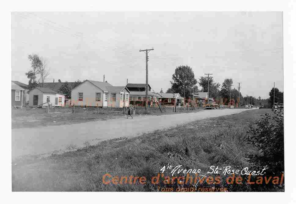 La 4e avenue  Sainte-Rose Ouest (Fabreville)