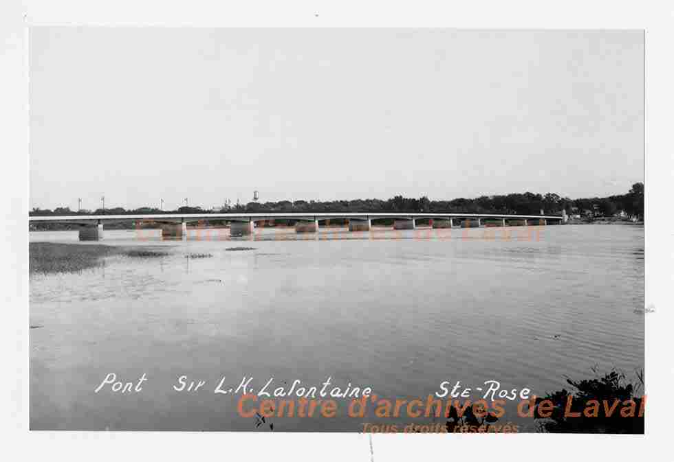 Le pont Sir Louis-Hippolyte Lafontaine  Sainte-Rose