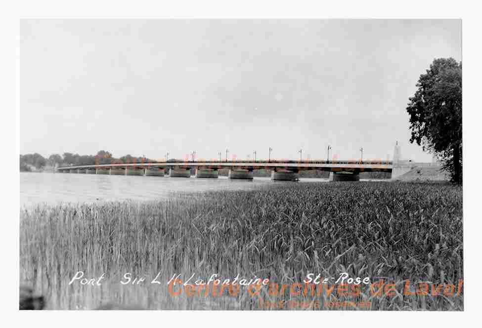 Le pont Sir Louis-Hippolyte Lafontaine  Sainte-Rose