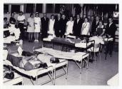 Collecte de sang  Saint-Benot en 1965.