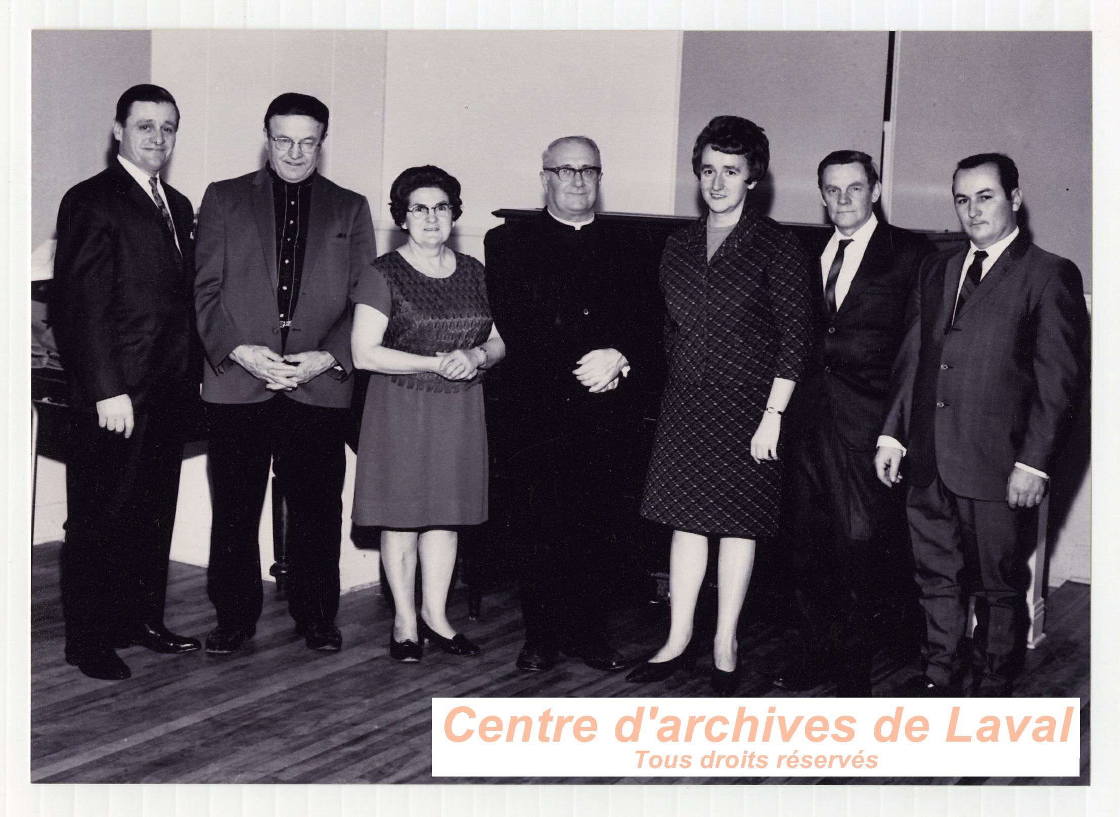 Habitants de Saint-Benot vers 1960