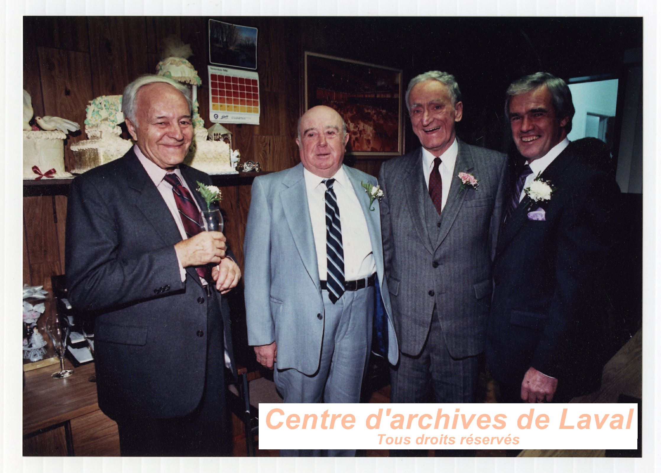 50e anniversaire de la Caisse populaire Desjardins Mont-Bleu en 1988.