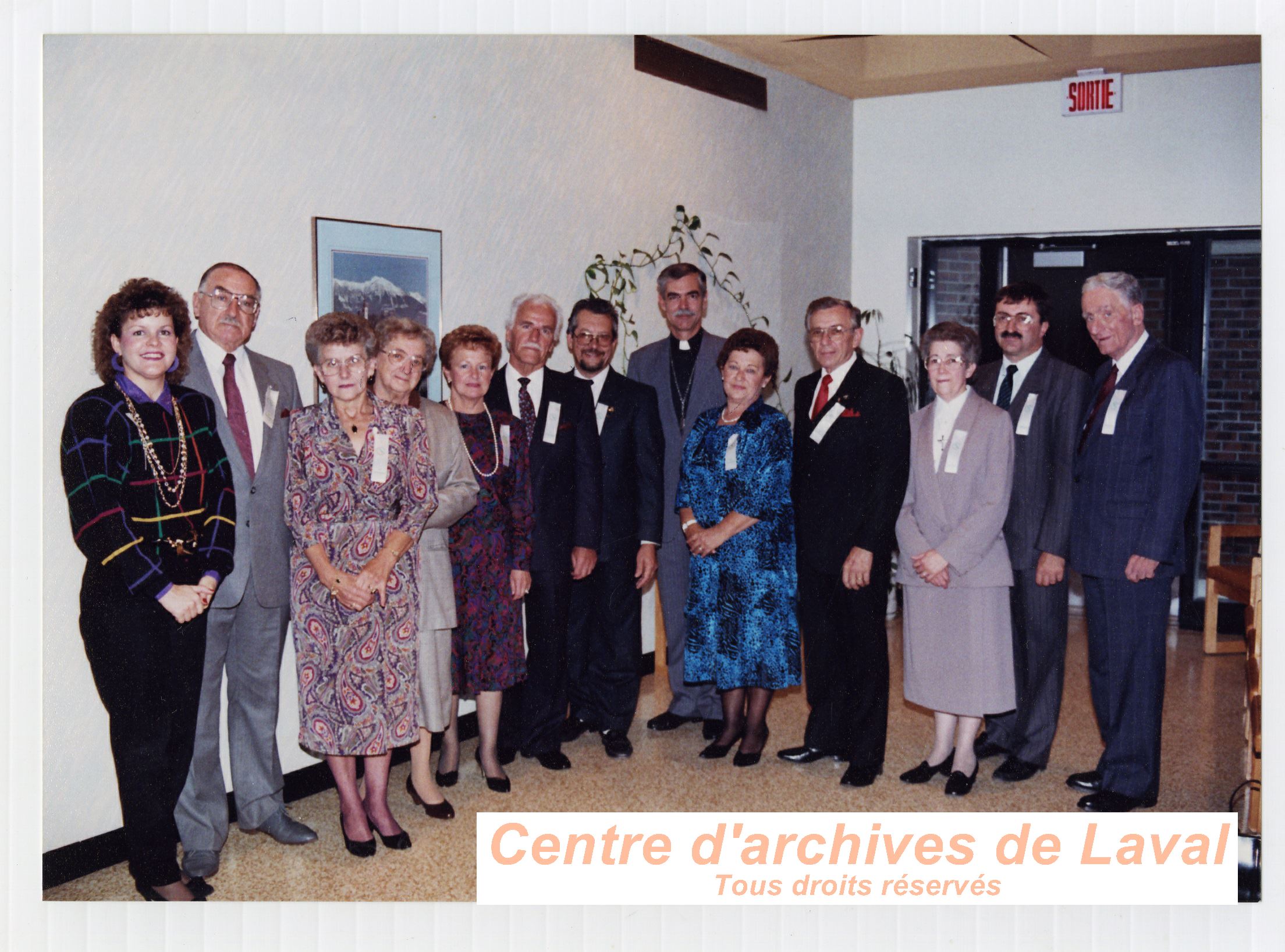 10e anniversaire du Centre d'accueil de Saint-Benot en 1989.