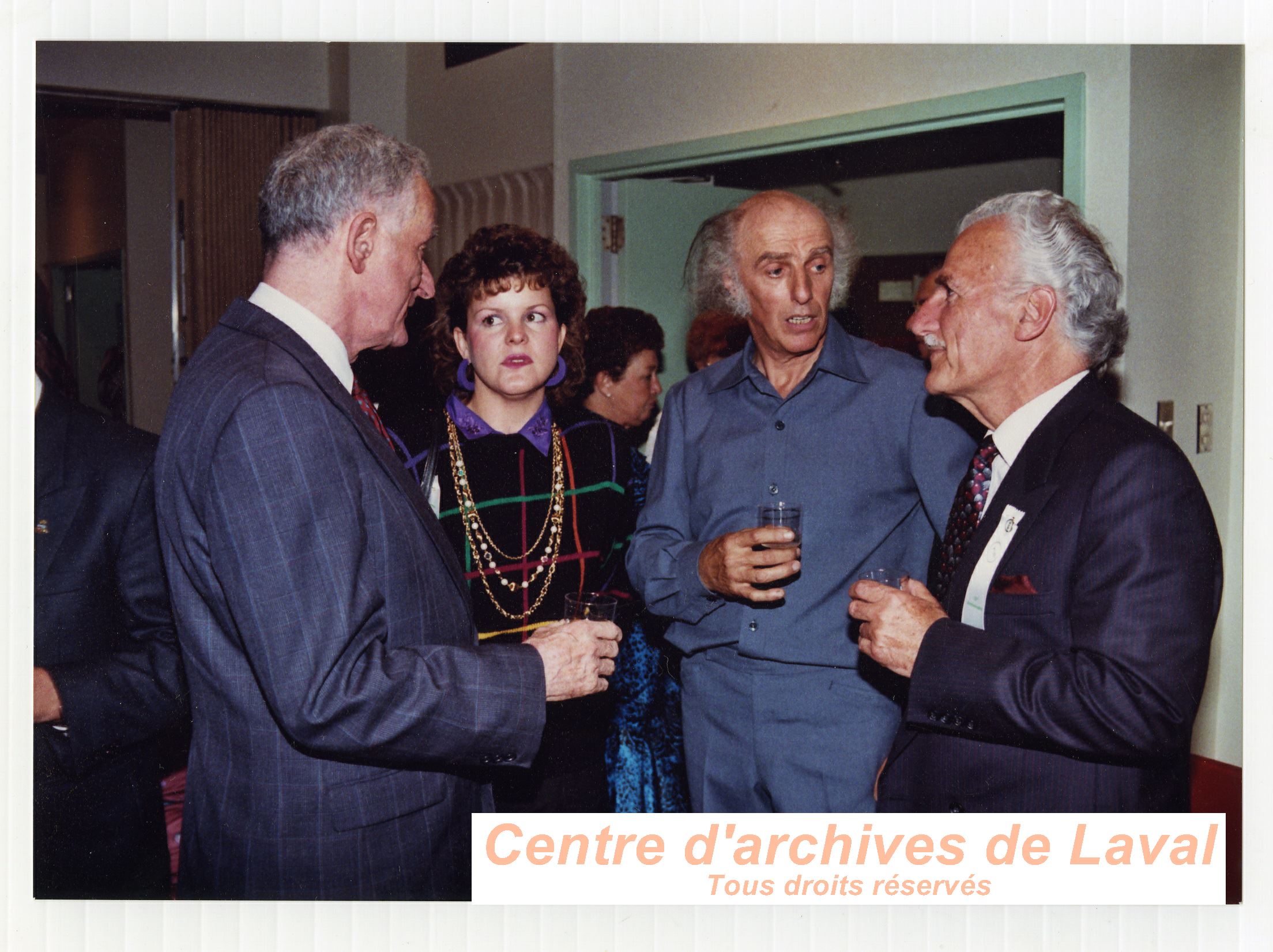 10e anniversaire du Centre d'acceuil de Saint-Benot en 1989.