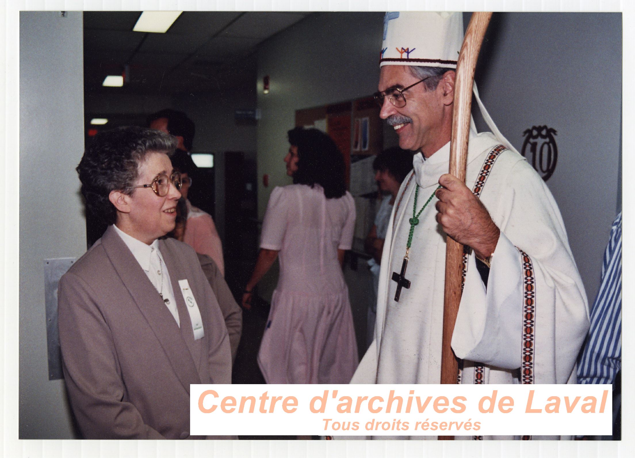 10e anniversaire du Centre d'accueil Saint-Benot en 1989.