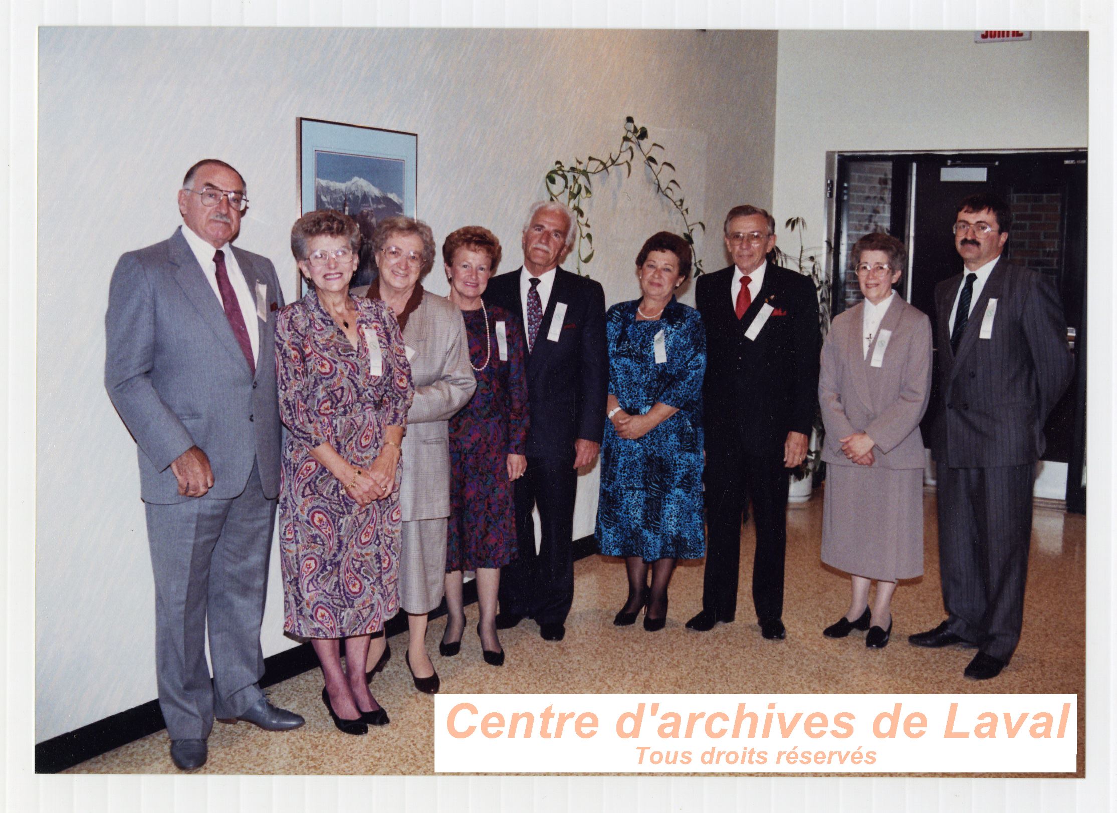 10e anniversaire du Centre d'accueil Saint-Benot en 1989.