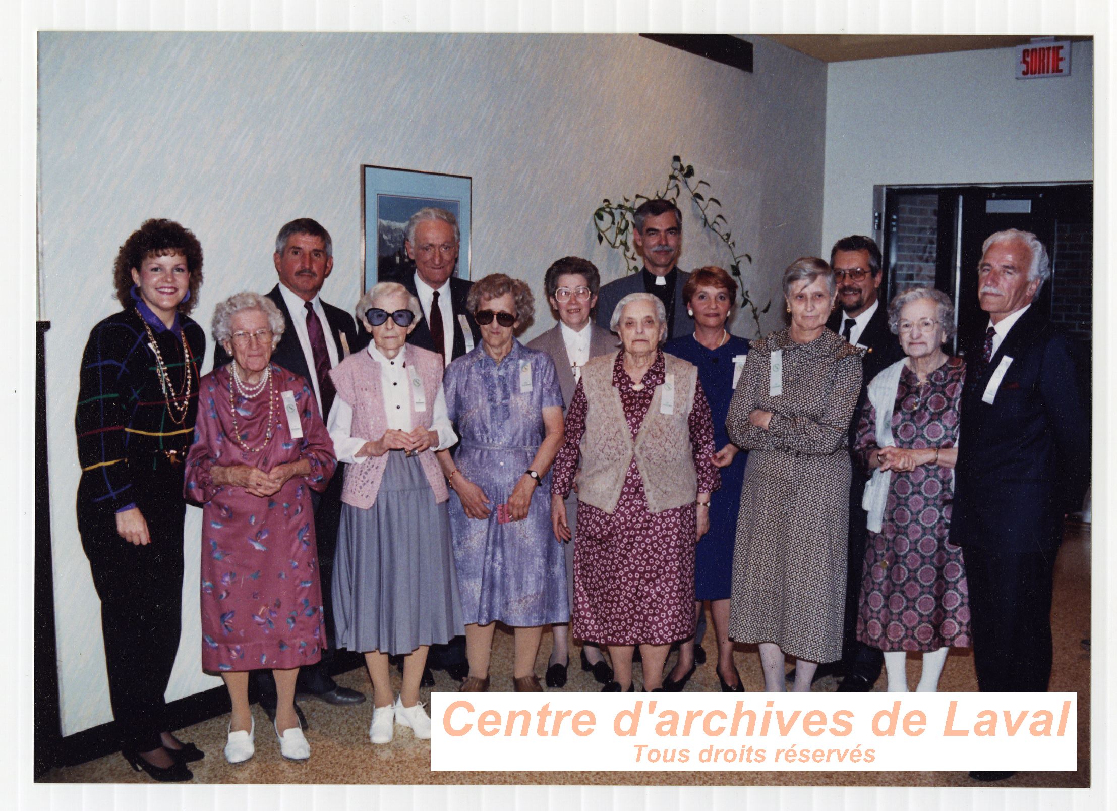 10e anniversaire du Centre d'accueil Saint-Benot en 1989.