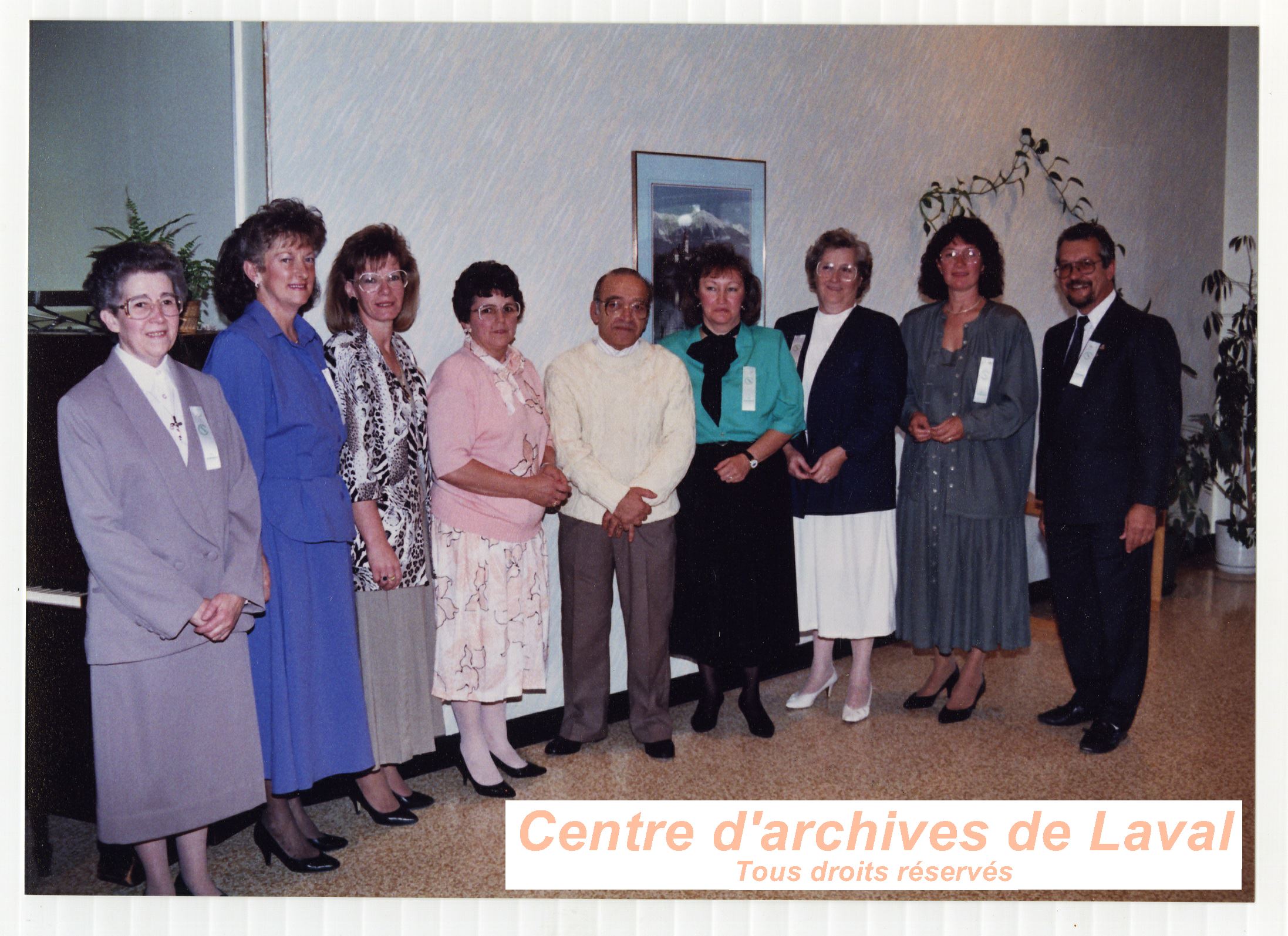 10e anniversaire du Centre d'accueil Saint-Benot en 1989.