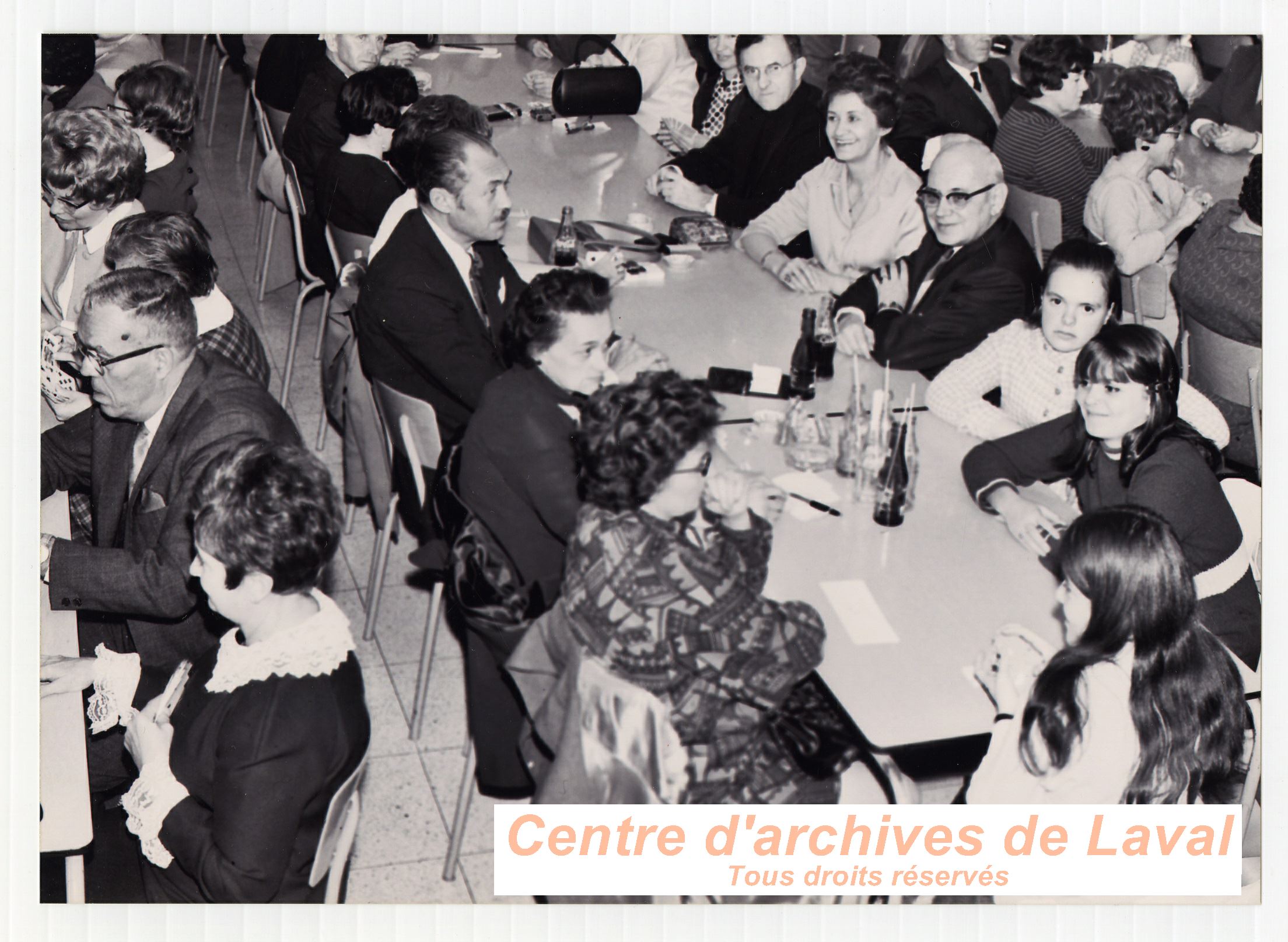 Population de Saint-Benot  l'cole Girouard en 1969.