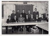Participants du concours de labour de l'anne 1969  Saint-Benot.