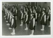 Jeunes filles de l'cole Girouard  Saint-Benot durant les annes 1970