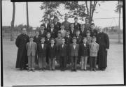 Groupe d'élèves du Pensionnat Sainte-Anne, Sainte-Scholastique, en 1959.