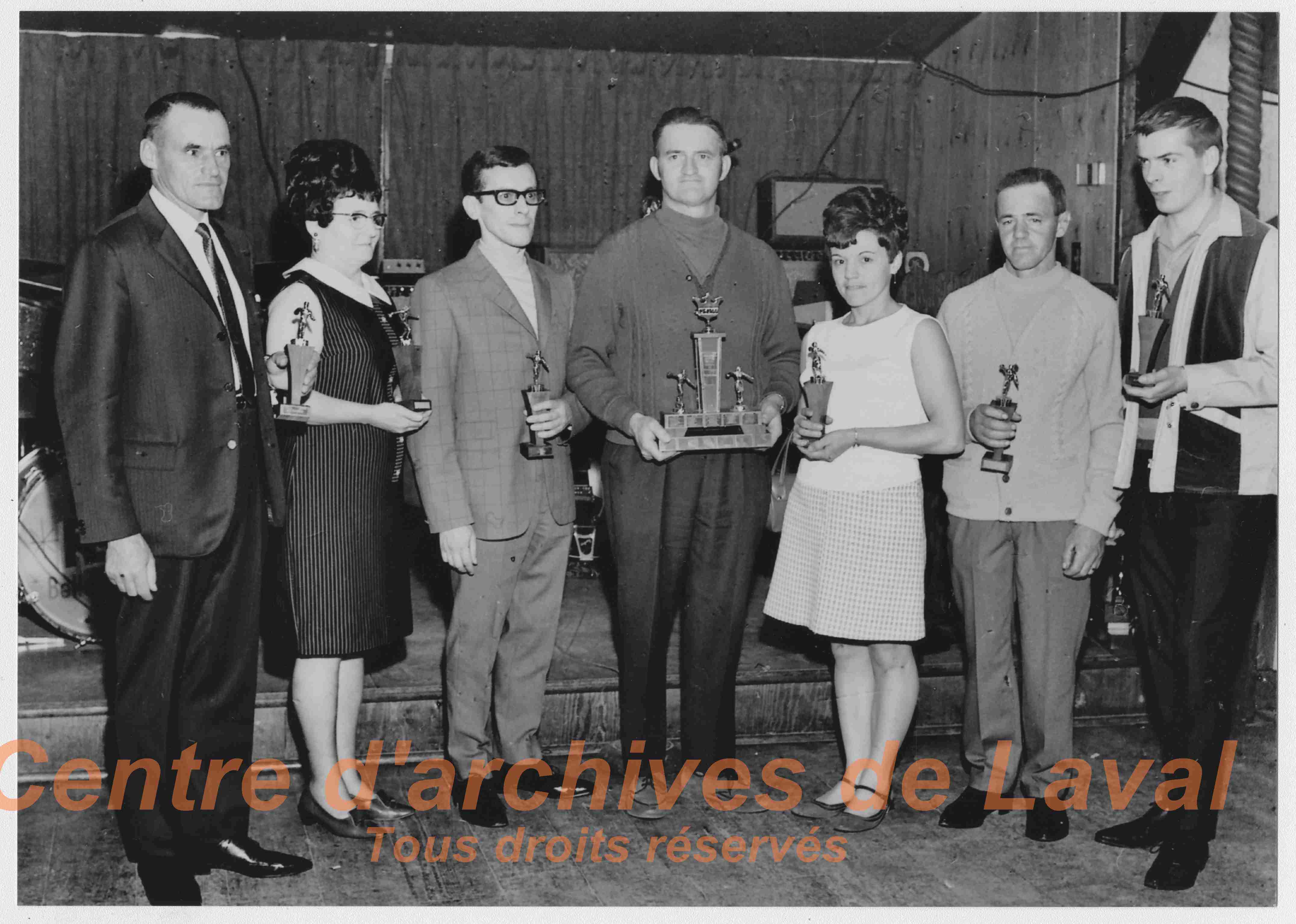 Remise de trophes de bowling,  Sainte-Scholastique