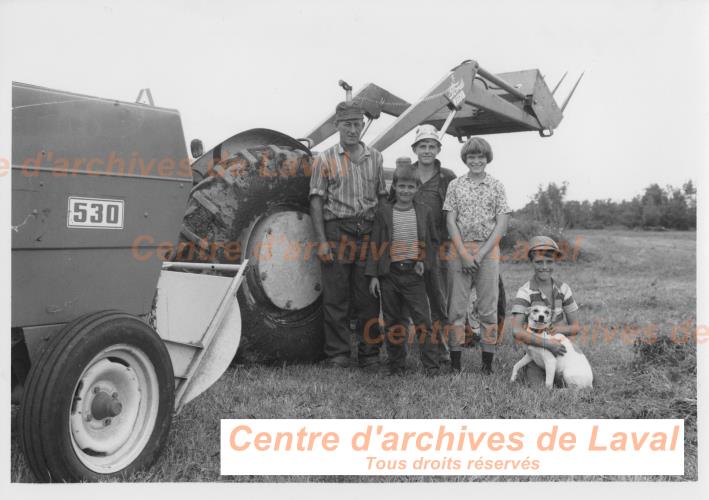 Portrait de famille Yvon Ladouceur  Sainte-Scholastique