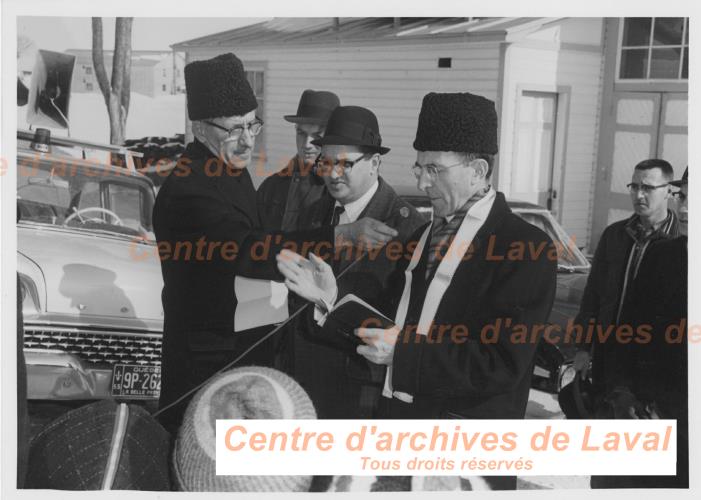 Inauguration du bureau de poste  Sainte-Scholastique.