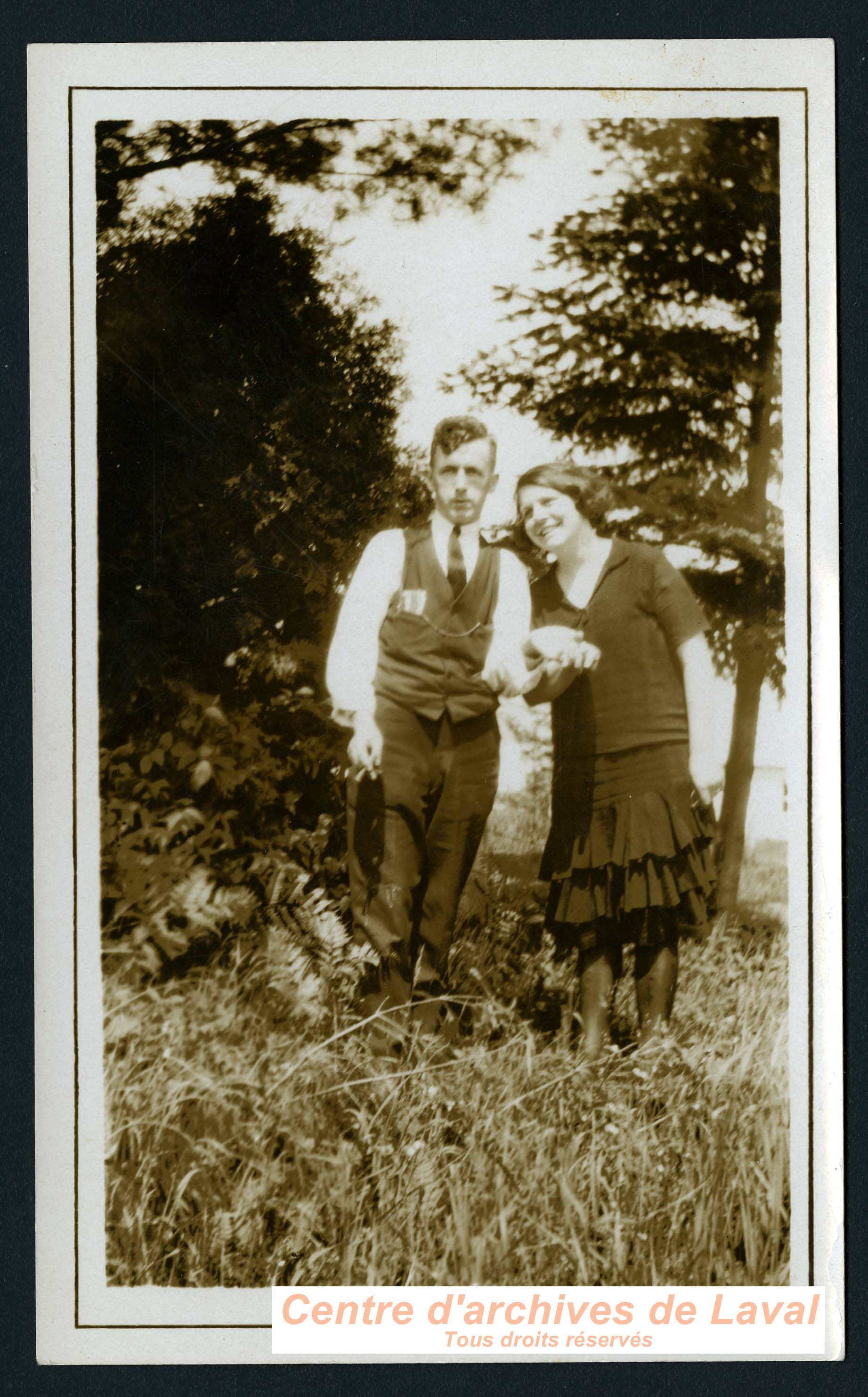 Couple d'amoureux,  Saint-Vincent-de-Paul